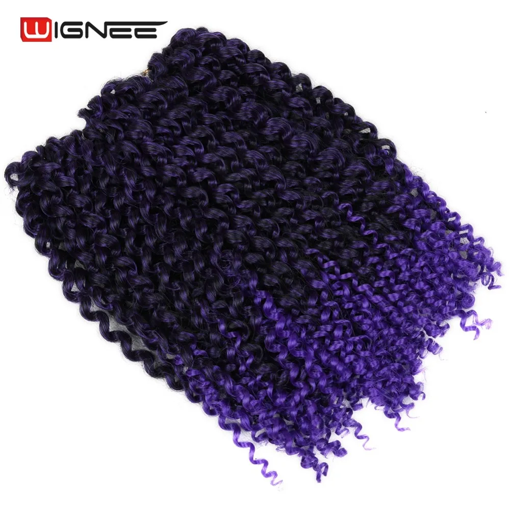 

Synthetic Jerry Curly Twist Braids Hair Extensions 3 Pcs/lot 10 Inches Ombre Color Perruque Afro Natural Hairpieces For Women