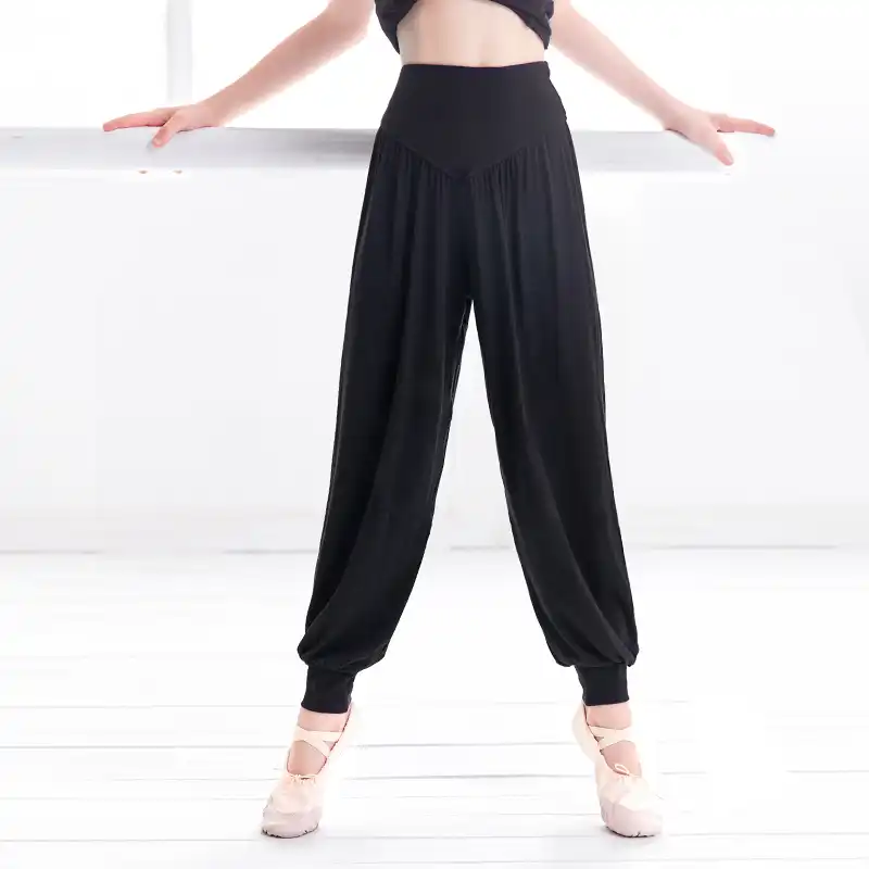 ZET Kids Childrens Girls Dance Wear Harem Ali Baba Baggy Elasticated Pants Trousers 7-13 Years