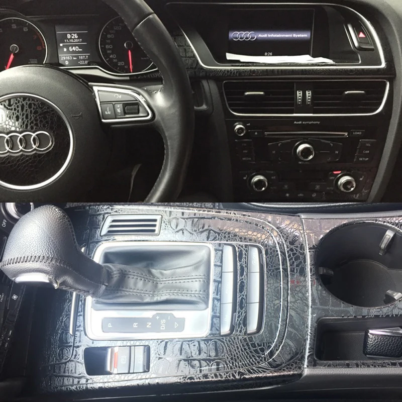 Для Audi A4 A5 B8 2009 2016 внутренняя Центральная панель управления дверная ручка 3D/5D