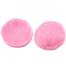 2 шт./лот, розовые 3D лепестки пиона, силиконовая форма для украшения тортов мастикой, инструмент для выпечки печенья