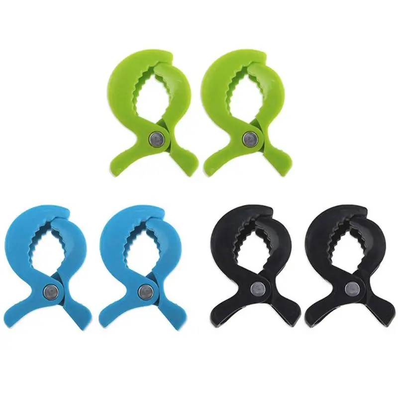 

2pc/lot Baby Colorful Car Seat Accessories ABS Pushchair Toy Clip Pram Stroller Peg To Hook Cover Blanket Mosquito Net Clips