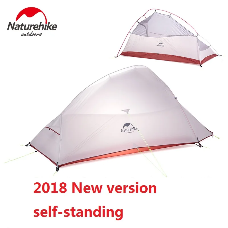 Naturehike Cloud Up 2 человек Сверхлегкий Палатка для кемпинга лучшее оборудование для кемпинга новая версия - Цвет: 20D new version