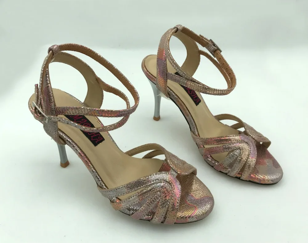 Удобная и модная танцевальная обувь для танго в Аргентине обувь для вечеринок Свадебные туфли кожаная подошва T6284CPL