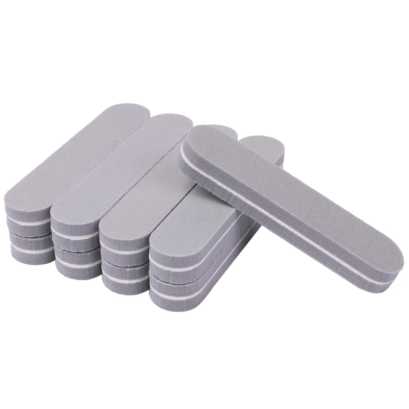 Lixa de Unhas Buffer do Bloco Buffer para Manicure do Salão de Beleza Lote Cinza 180 Grit Unha Art Lixar Arquivos uv Gel Dicas Lavável 100 Pçs - 4 Lixa de Unhas Buffer Do Bloco Nail