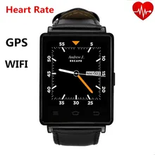 D6 Smartwatch 1GB RAM 8GB ROM 3G WIFI Bluetooth Android Smart Watch Phone With GPS HeartRate Monitor FM RadioWith Quad Core CPU