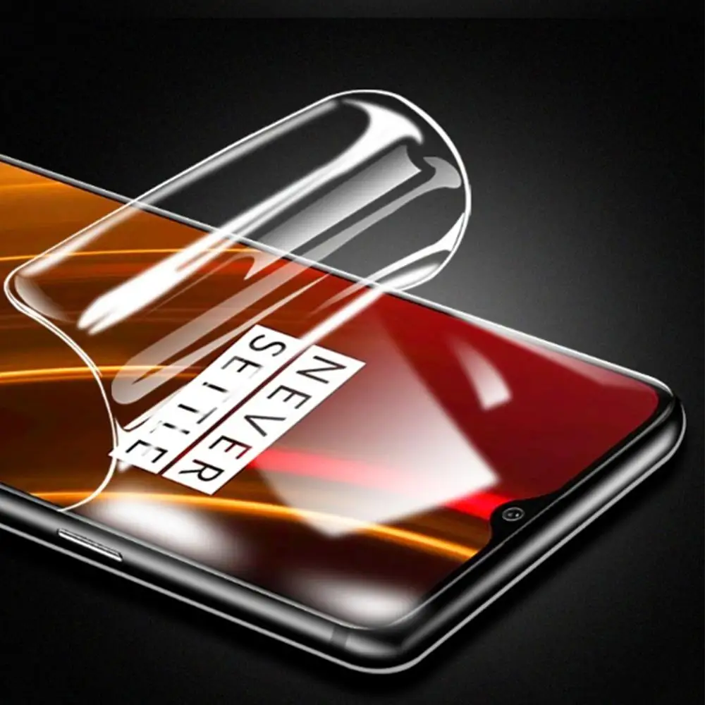 5D Hydrogel Front Film For Oneplus 6 6T 7 Pro TPU Full Cover Soft Nano Screen Protector 3 3T 5 T Not Glass | Мобильные телефоны и