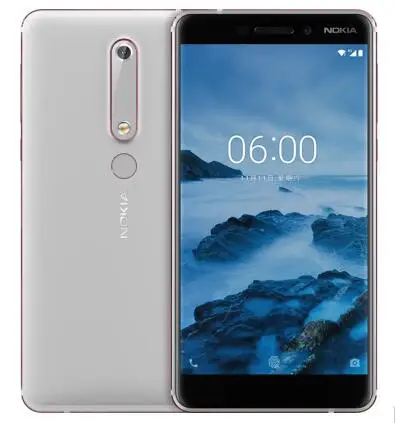 Nokia 6 второго поколения 2th TA-1054 4G 64G Android 7 Восьмиядерный Snapdragon 630 5,5 ''FHD 16.0MP 3000mAh мобильный телефон