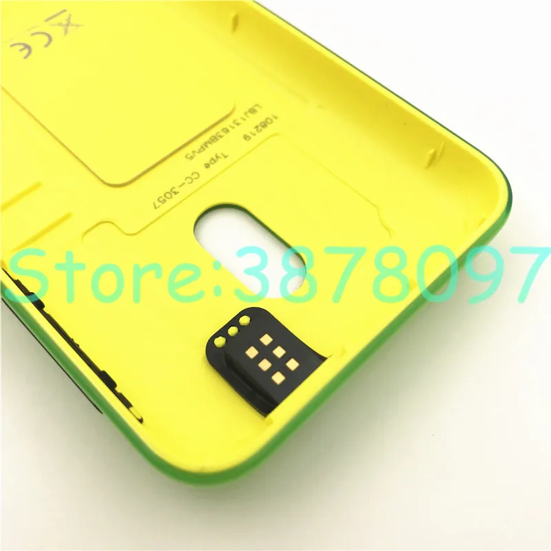 Чехол на заднюю панель батарейного отсека для Nokia Lumia 620 N620 с кнопками громкости+ логотип