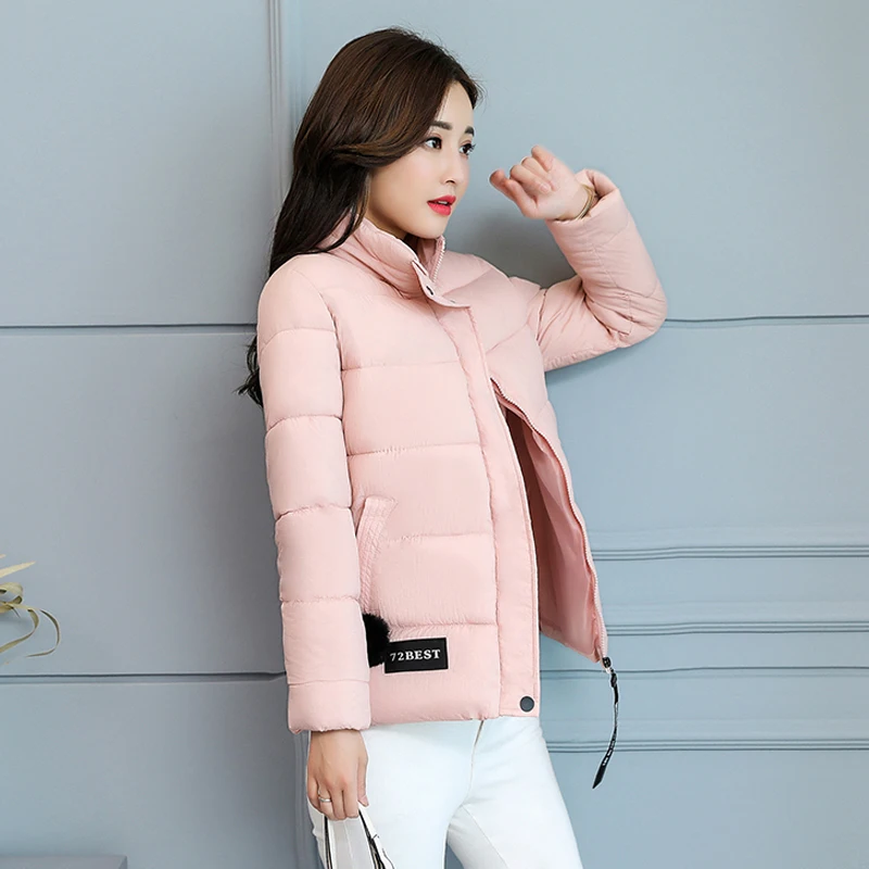 2018 New Winter Women Jacket Womens Outwear Basic Jackets Stand Collar Short Coat Coats Chaqueta Mujer Invierno Autumn 2018 New Winter Women Jacket Womens Outwear Basic Jackets Stand Collar Short Coat Coats Chaqueta Mujer Invierno Autumn