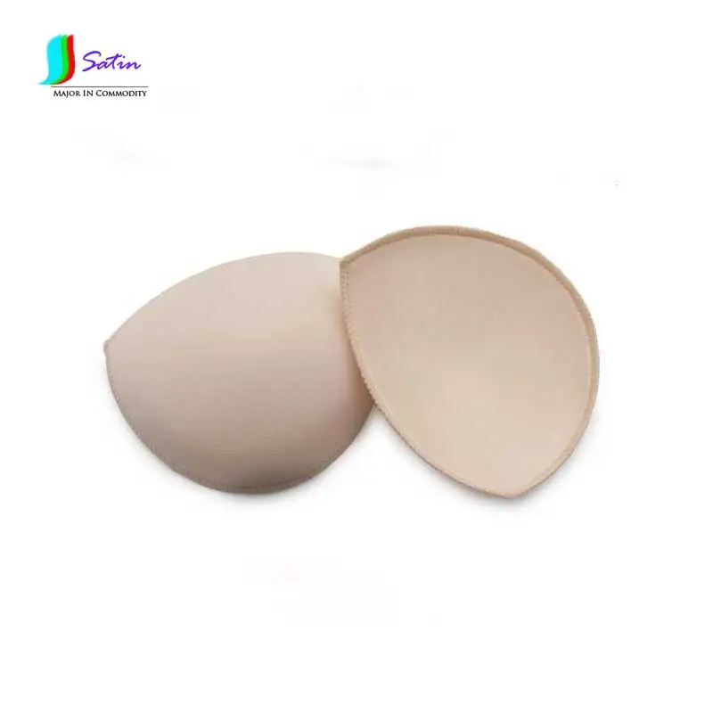 

Fashion Breast Bra Bikini Inserts Chest Pad Women Swimsuit Padding Inserts Sponge Naked Flesh Color 5Pairs/lot S0217H