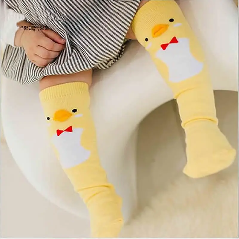 

Baby Socks Cute Soft Cotton Kawaii Girls Sock Duck Penguin Design Catoon Pattern Kids Socks Boys Baby Long warm Socks