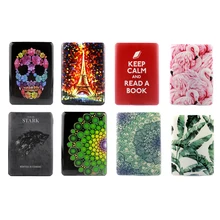 Чехол для kindle paperwhite с принтом, мягкий чехол из ТПУ для amazon paper white 6 1 2 3 поколения, читалка+ Защитная пленка для экрана