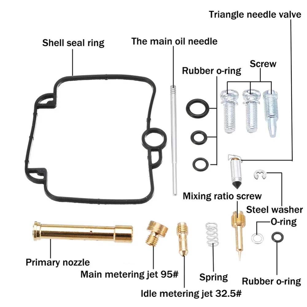 Мотоцикл Карбюратор Ремонтный комплект для Bandit 400 GSF400 GK75A карбюратор mikuni