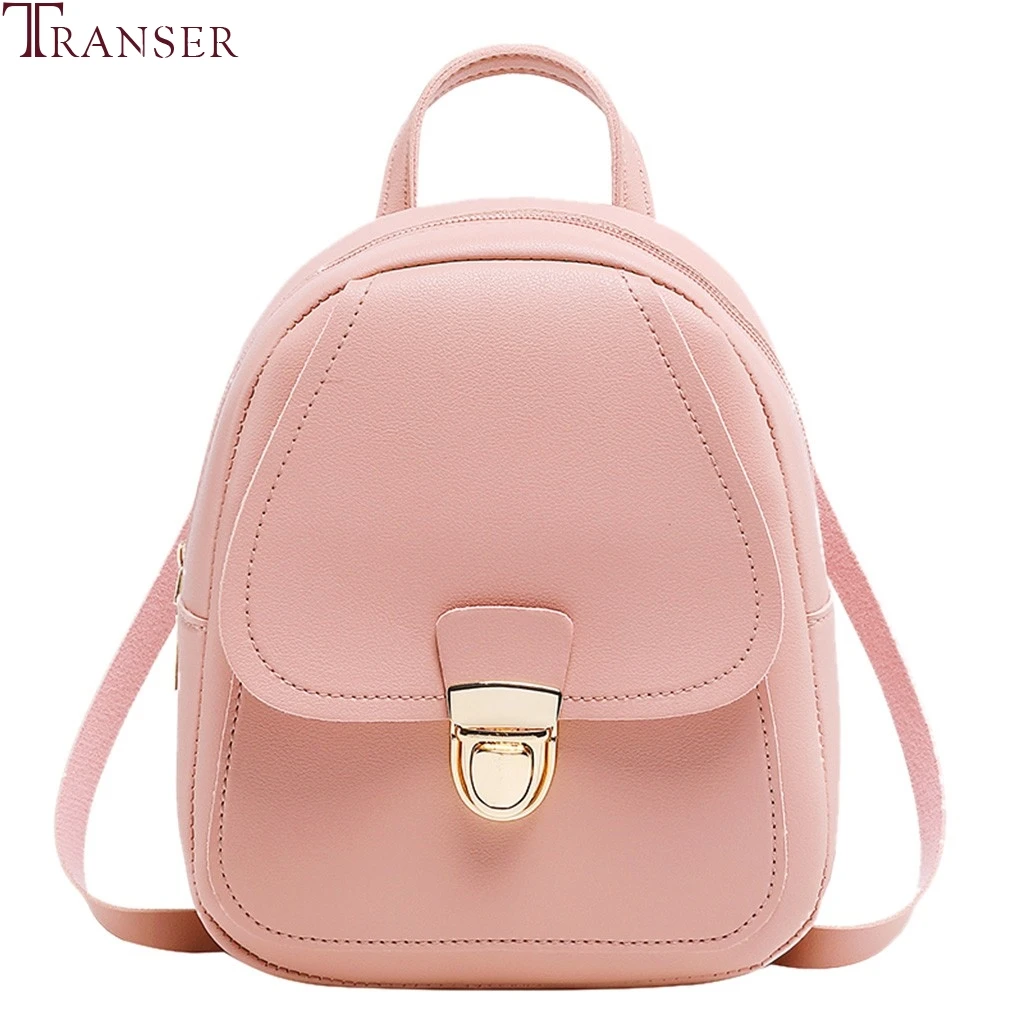 

Transer Women Mini Backpack Multi-Function Small Bagpack Female Shoulder Bag Teenage Girls Phone Pouch zipper Bag mochila mujer