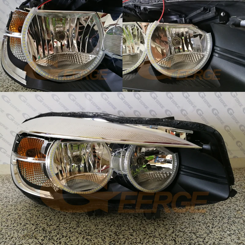 Для BMW 2 серии F45 F46- галогенные лампы отлично Ультра яркое освещение smd led Ангельские глазки комплект halo Кольцо