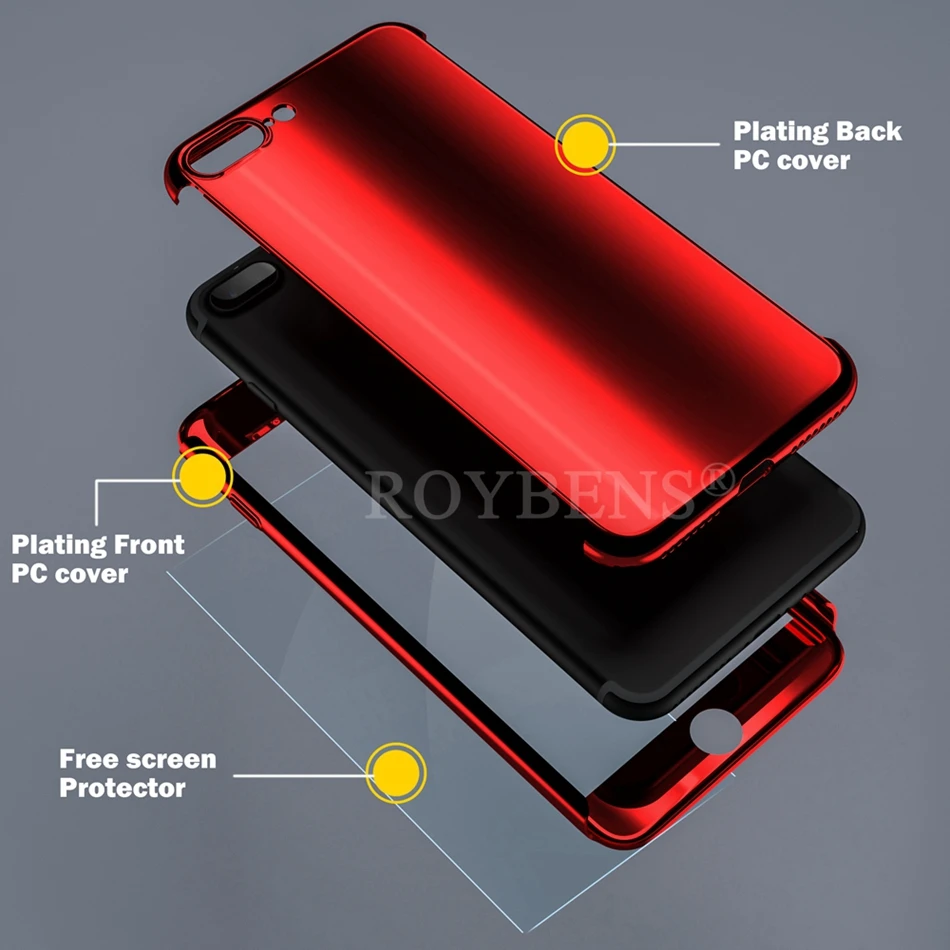 iPhone 7 Mirror 360 Degree Case (6)