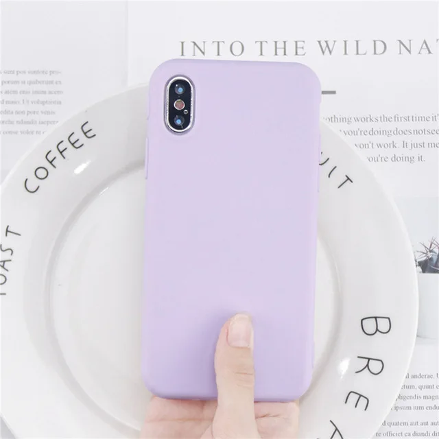 200 шт./лот Мягкие TPU Matte силиконовый чехол для iPhone X чехол антидетонационных случаях противоударный защитный В виде ракушки