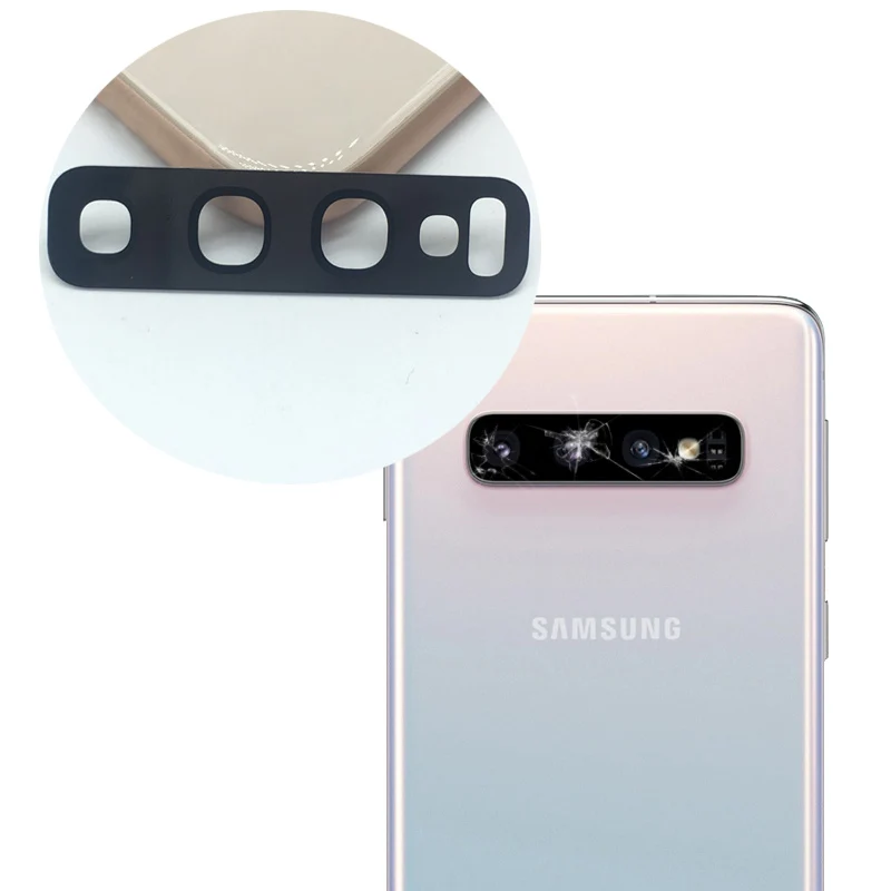 Новинка задняя камера стеклянная крышка объектива для samsung Galaxy S10 Plus с клейкой