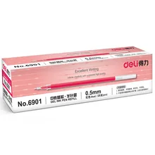 Гелевые, Дели чернильная ручка для Стандартный половина трубка пополнение ручка половина игольчатый клапан головы пополнения чернил 0,5 мм 131*5,5 мм 20 штук пакет 6901