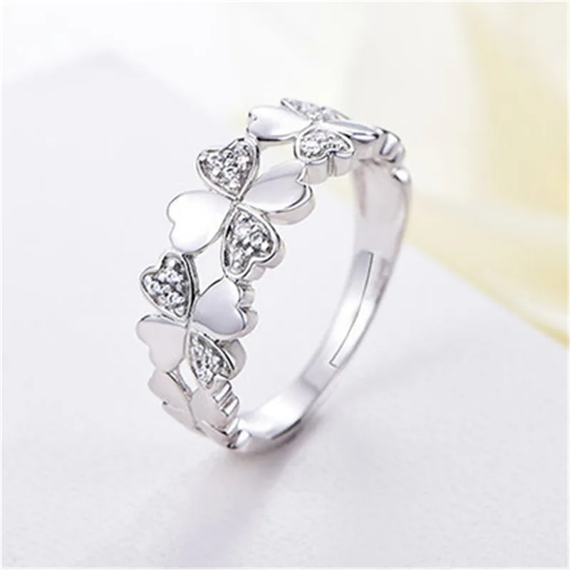 women ring rhinestones