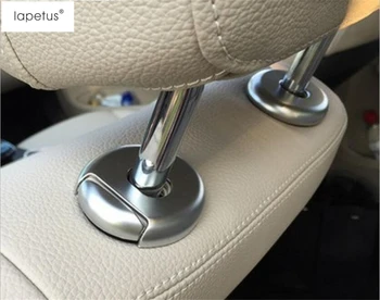 

Lapetu Accessories For Mercedes-Benz GLC X253 2016 - 2019 Seat Pillow Head Rest Headrest Adjust Button Molding Cover Kit Trim