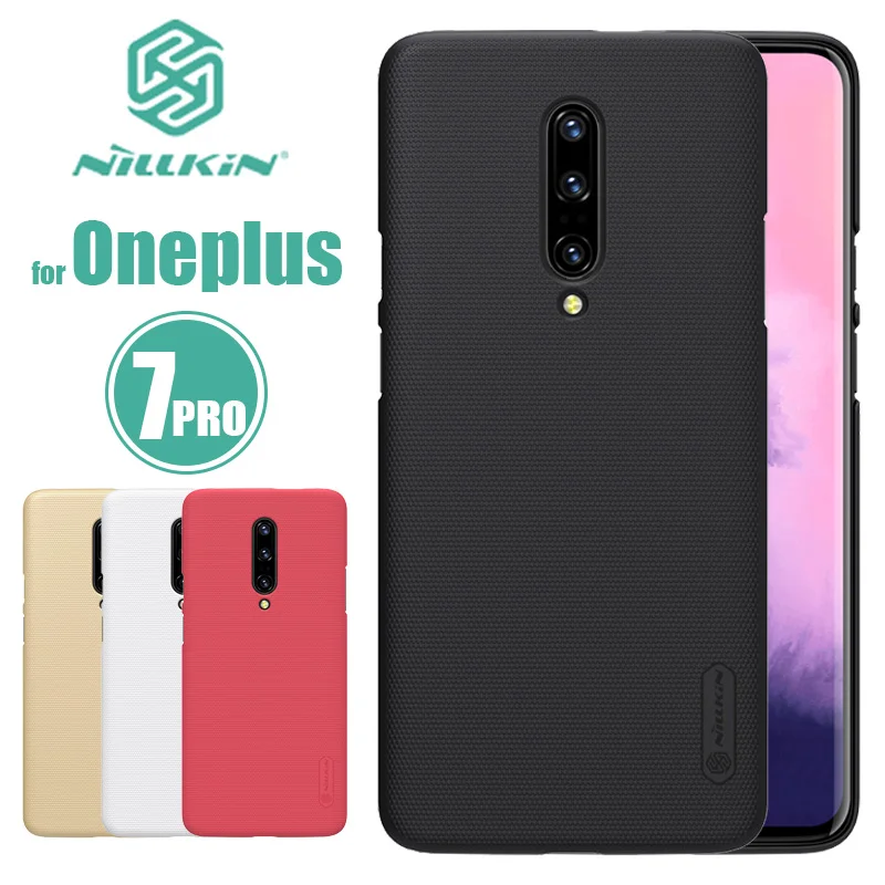 Для Oneplus 7T 7 Pro чехол Nillkin Super Frosted Shield Жесткий ПК Тонкий чехол-накладка для OnePlus 7T 7 Pro 6 6T 5 3 5T чехол для телефона