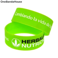 OneBandaHouse, 1 шт., один дюйм, широкий, Cambiando la vida de las personas, силиконовый браслет, украшение, фитнес-браслет, спортивный браслет