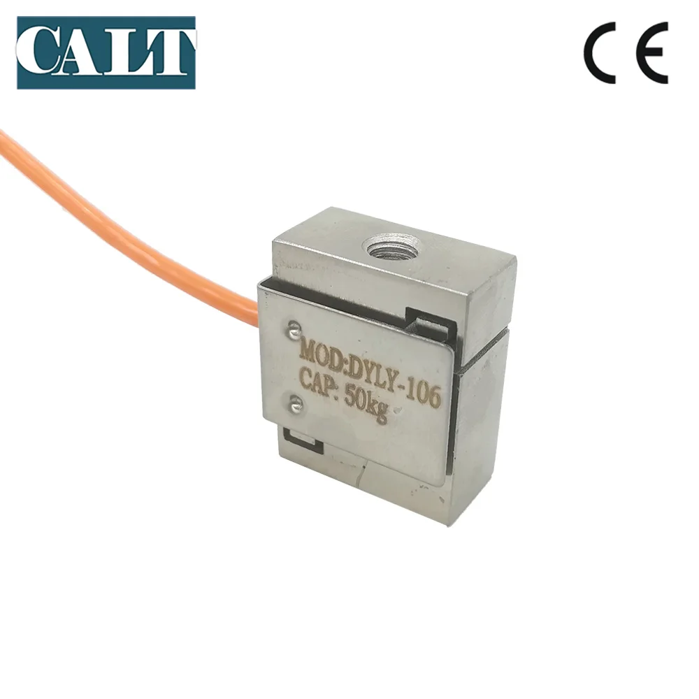 50 кг миниатюрный S Тип датчик нагрузки измерительный силы из нержавеющей стали