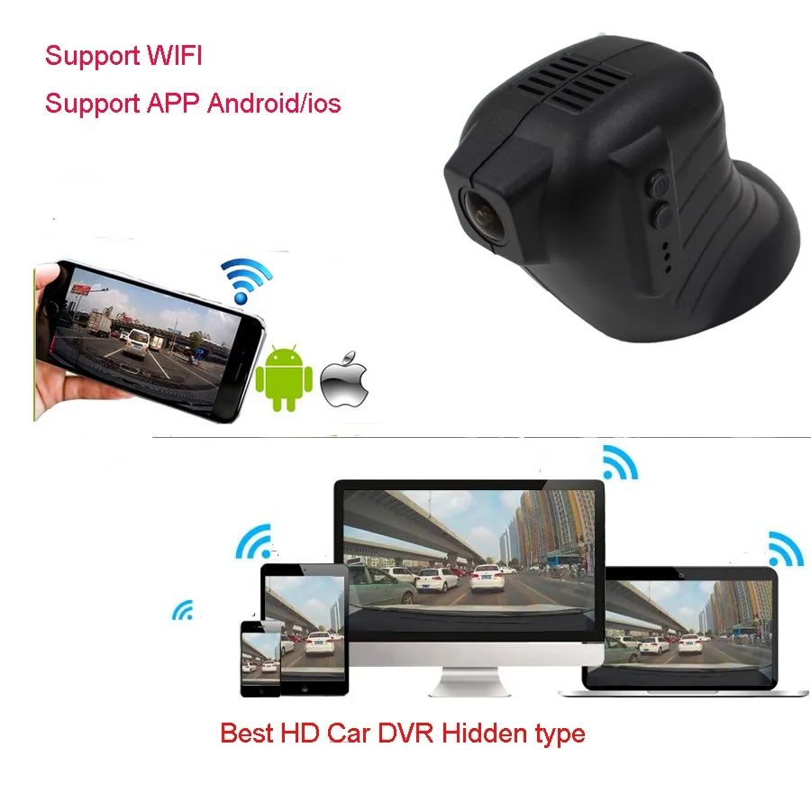 Car DVR Camera Recorder Vehicle Black Box G-Sensor support APP android and ios for bmw