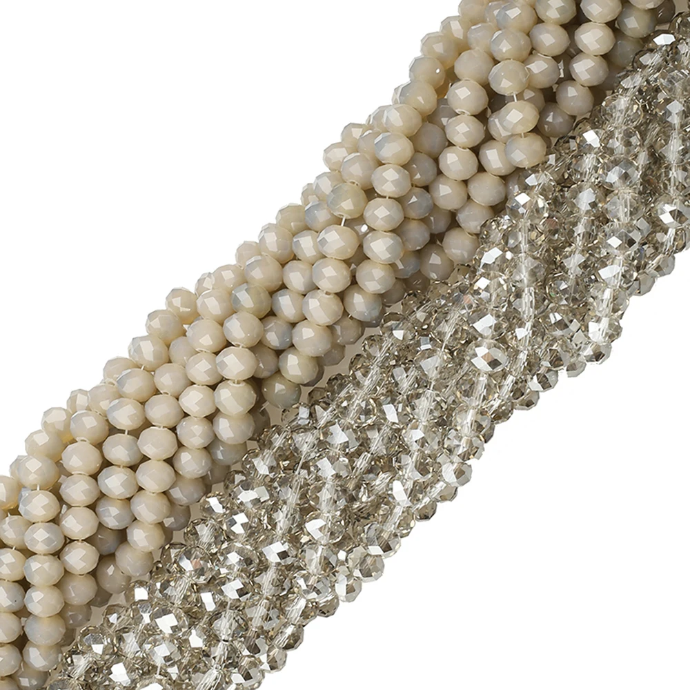 High Quality 8MM Czech Glass Crystal Beads Approx 70pcs/String Natural