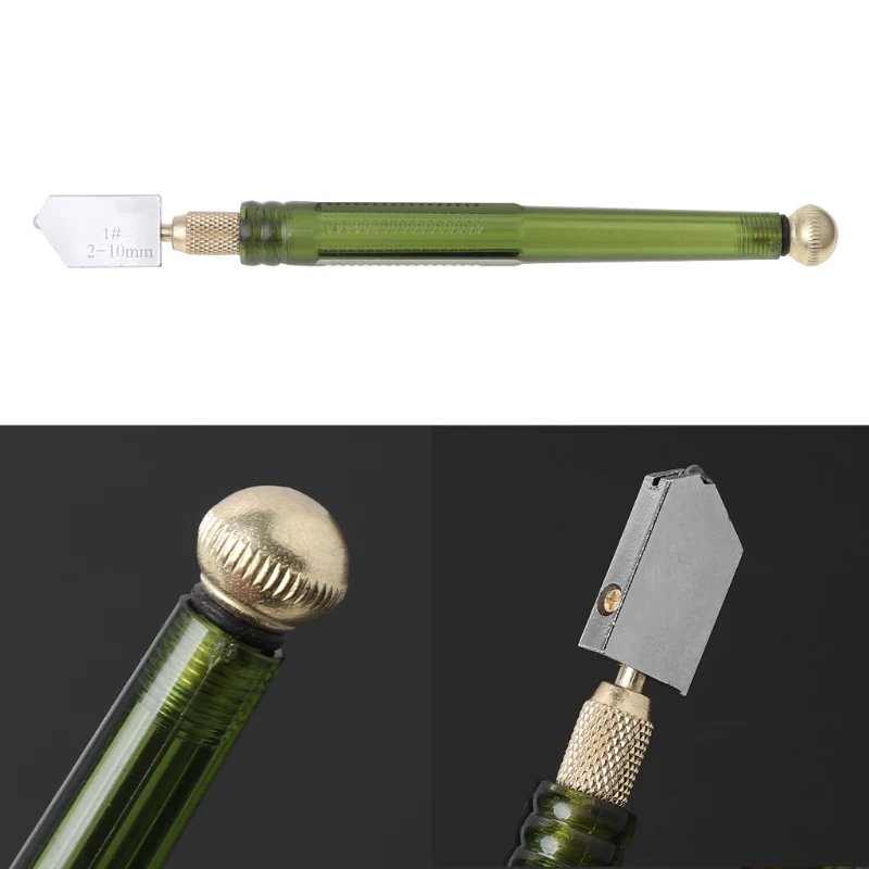 Высокое качество алмазный наконечник антискользящий карбидный Металл пластиковая ручка подача масла стеклорез инструменты