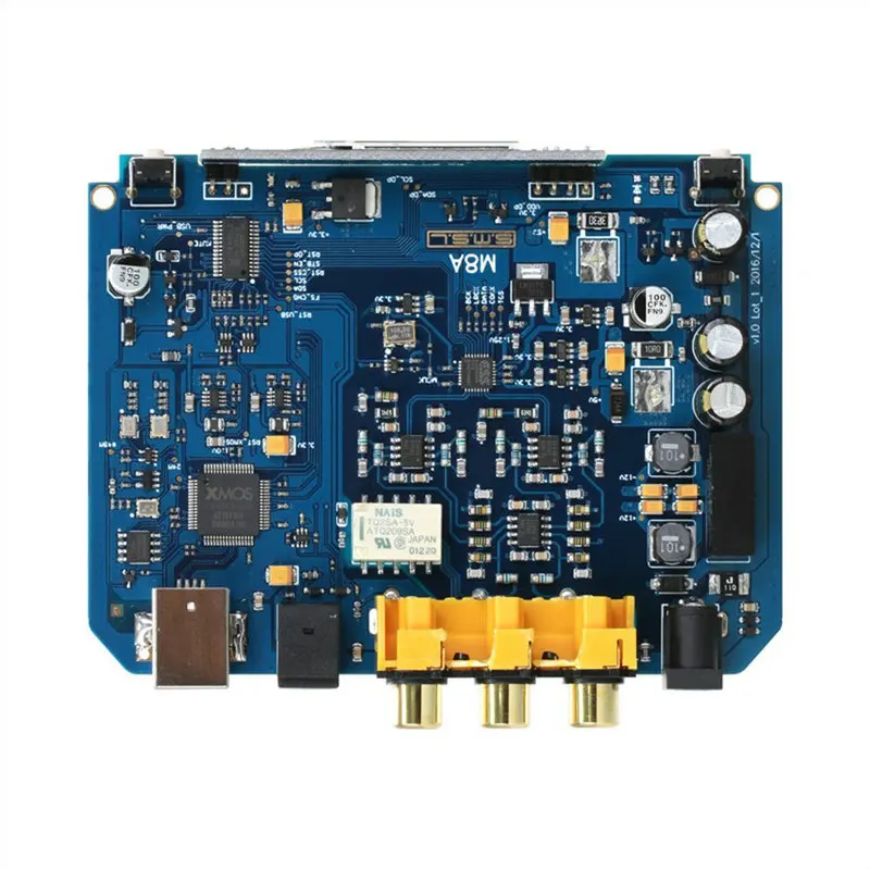 Старая версия SMSL M8A родная ES9028Q2M DSD512/PCM768kHz USB плеер с ЦАП XMOS оптический/коаксиальный/USB вход RCA выход HIFI декодер