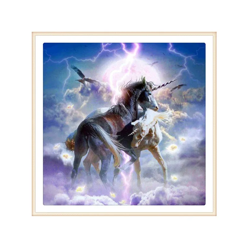 

Full Round Diamond 5D DIY Diamond Painting "Star Horse" Embroidered Cross-stitch Rhinestone Mosaic Decoration
