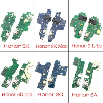 

10pcs/lot, For Huawei Honor 8 9 10 Lite 5c 5X 6X 7X 8X Max 8C 8A P Smart Dock Port Charging Connector Board Replacement