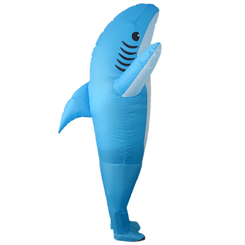 Cosplay&ware Halloween Perform Costume Unisex Adult Fancy Animal Cosplay Outfits Women Men Inflatable Shark Christmas Carnaval Costumes -Cosplayware Store