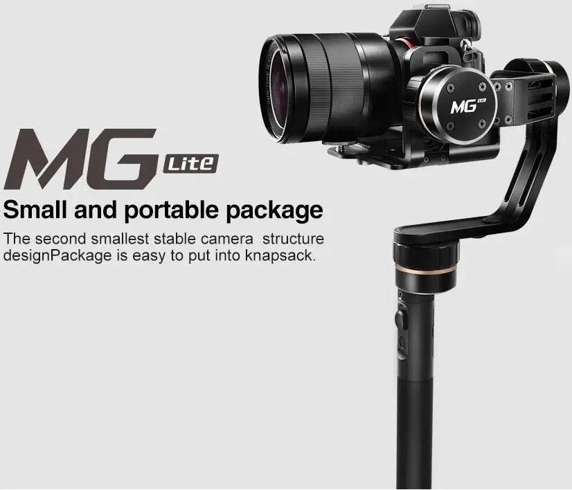 Feiyu mg Lite 3 оси ручной беззеркальные камеры gimbal для sony A7 серии/Panasonnic GH4 FY-MG Lite PK кран M