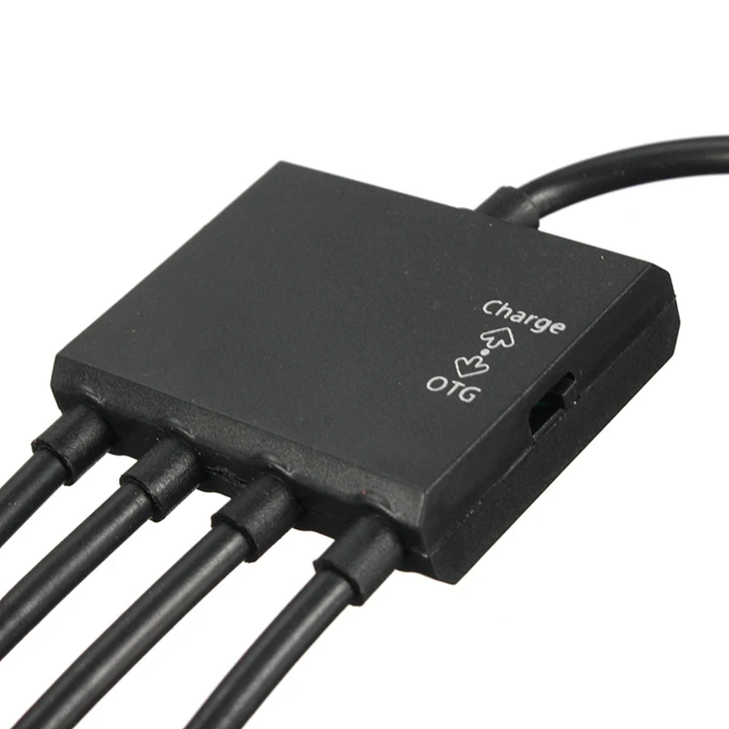 Высокое качество 3 USB к Micro USB OTG зарядный концентратор адаптер 4 в 1 Зарядка универсальная для samsung для Android