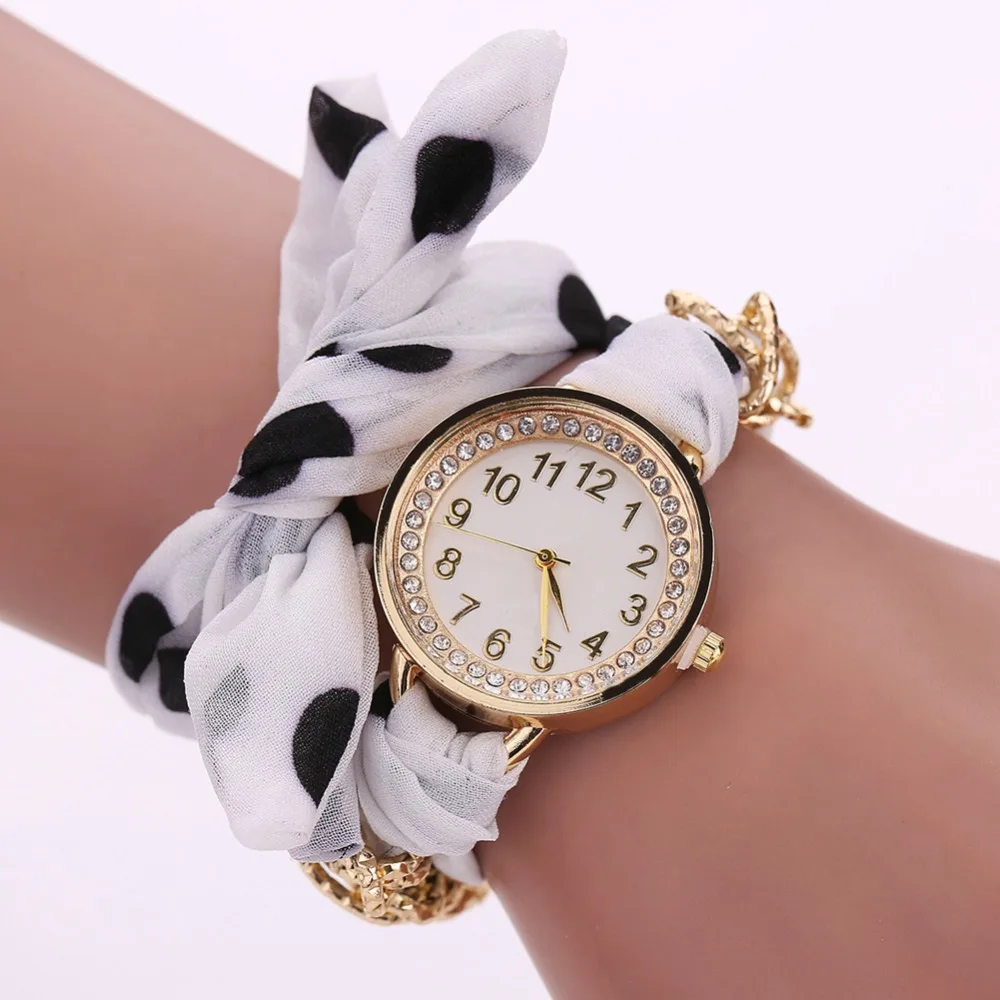 

New Design Ladies Watch 2019 Cloth Bracelet Women's Watches Bow tie Watch Women Relogio Feminino Clock Erkek Kol Saati Saat