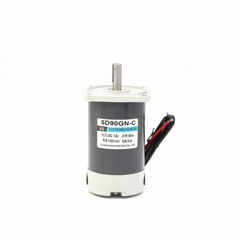 5D90GN C 90W12V/24V DC Постоянный магнитный двигатель высокая скорость регулируемая прямой и обратный микро