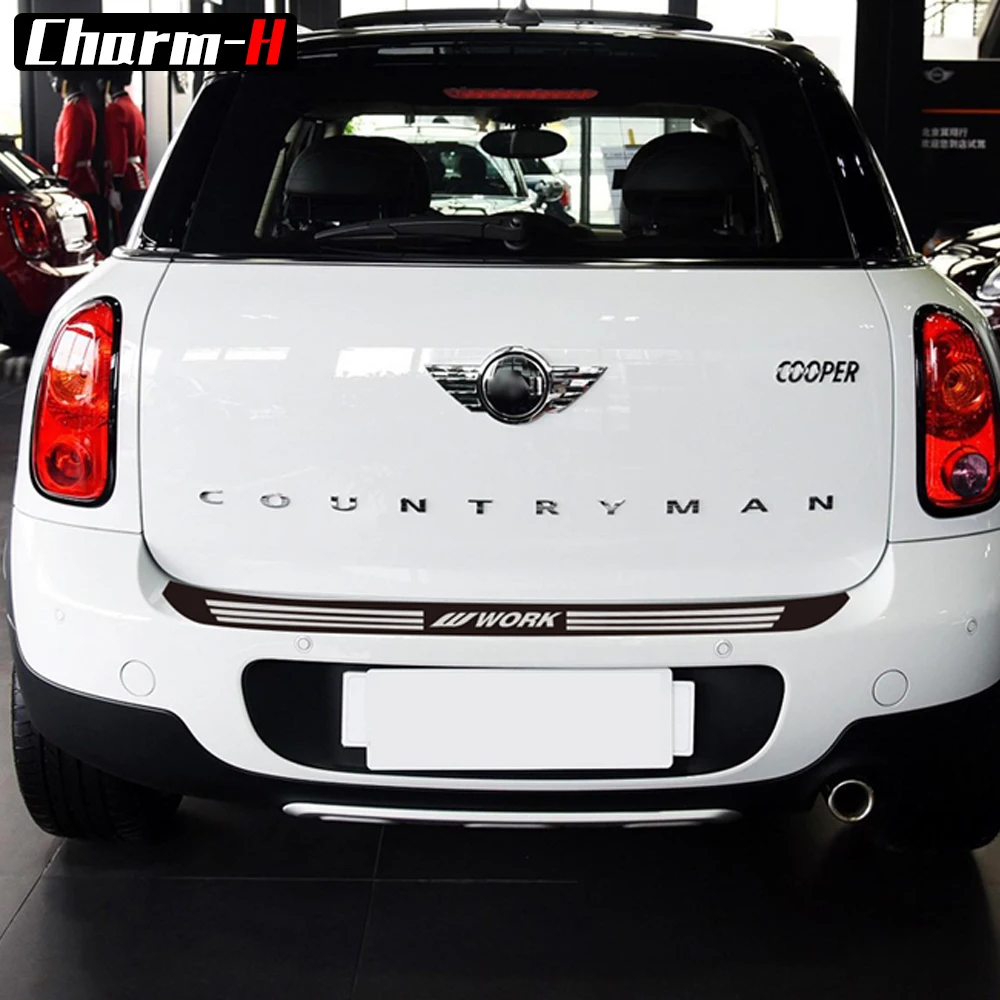 Защитная пленка на задний бампер для багажника MINI Cooper countryman R60 2010 2016|stickers for mini