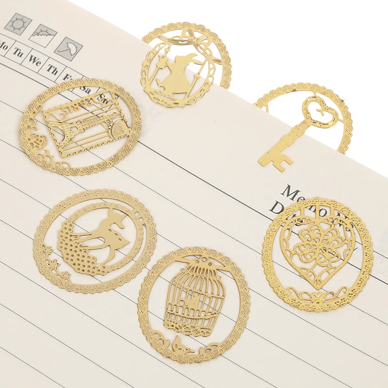 

Cute Animal Birdcage Heart Eiffel Tower Book Mark Metal Bookmarks Clips For Book Holder Office Stationery School Supplies