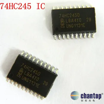 

Free shipping 200pcs/lot 74HC245 IC 74HC245D SOP-20 7.2MM wide-body Eight phase three-state transceiver chip for led sign module