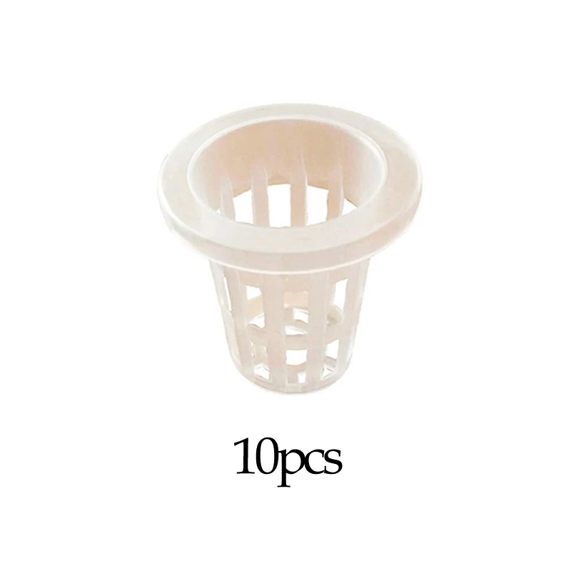 Plastic Mesh Net Pot Cup Basket Cultivation Hydroponics Seeding Green Plant Germination Vegetable Nursery Tool Aeroponics - Цвет: A