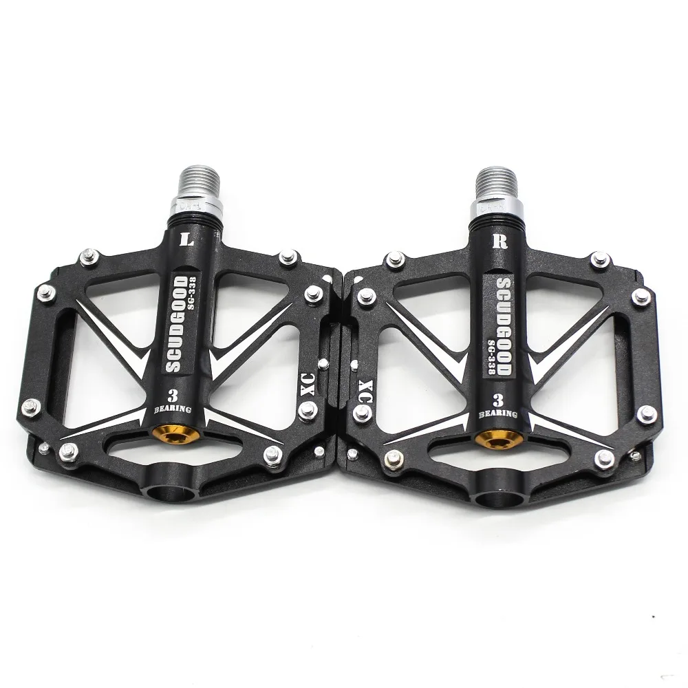 Ultralight Alloy Pedals Bearing 5 Colors Mountain Bike Road Bike Pedals Bicycle Pedal Anodizing Coloration Free