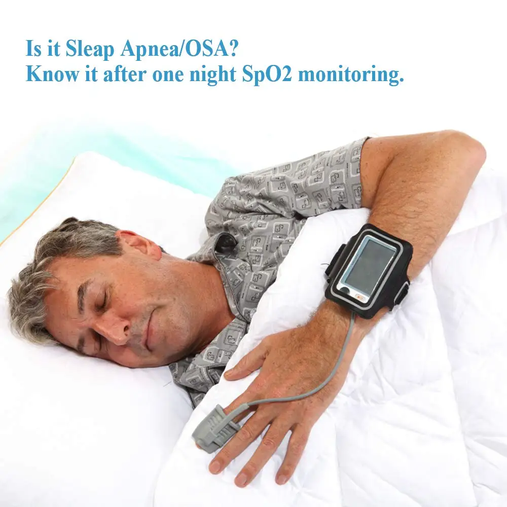  Checkme Pro Sleep Apnea Portable ECG Monitor Home Use Vital Signs Monitor - FDA Cleared - EKG Holte
