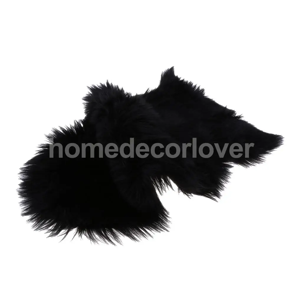 40x60cm Sheepskin Fluffy Skin Faux Fur Fake Rug Mat Rugs For Living Room Bedroom Sofa Floor 