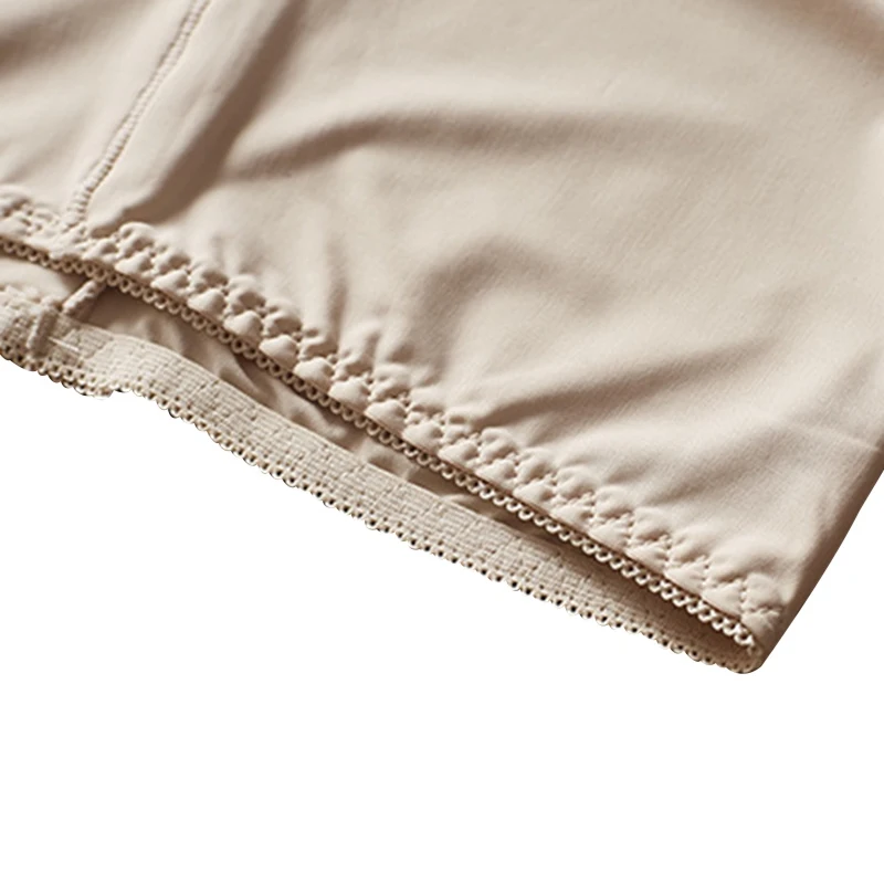 НОВЫЕ Безопасные короткие штаны, бесшовные трусики с высокой талией, кружевные шорты, шелковое нижнее белье, женские боксеры, анти опорожненные трусы
