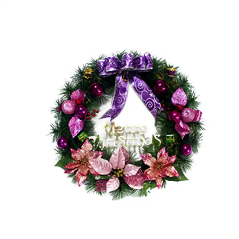 Rattan Berry Maple Leaf Fall Door Wreath Door Ornament Halloween Window Holiday Festival Wedding Party Christmas Decor #2o17 (7)
