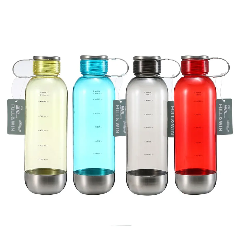 Buy 800ml Direct Drinking Straw Type Outdoor Sports Water Bottle Environmental
