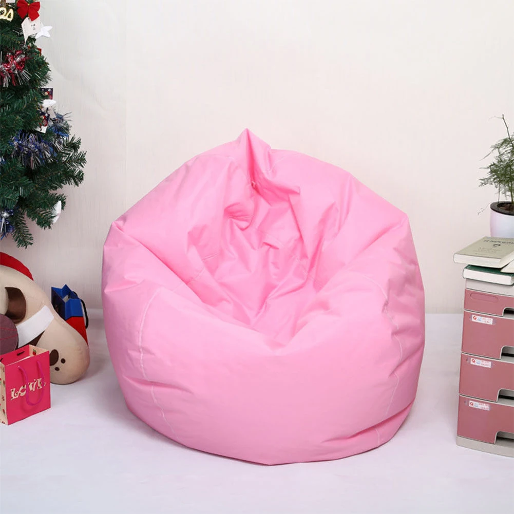Ленивый водонепроницаемый чучело для хранения мешок фасоли Оксфорд Чехол для стула на молнии Beanbag игрушка мягкая твердая Повседневная детские сиденья Диван Чехол